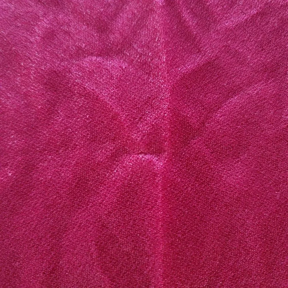 Sheer Window Scarf, set of 2, 112 x 29 inches Cranberry Red Burgundy Sparkle
